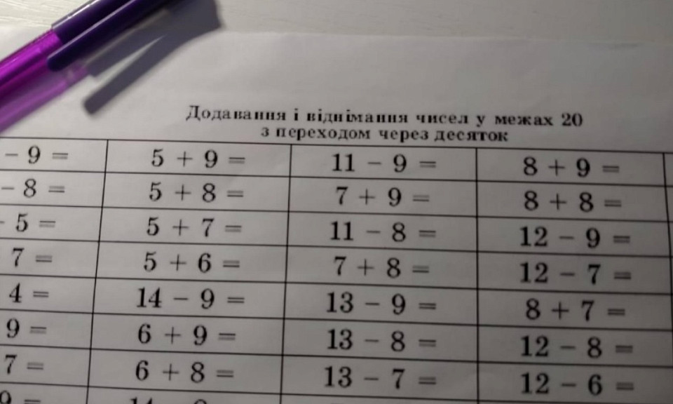 В Новосибирске первоклашкам внезапно раздали задания на украинском языке