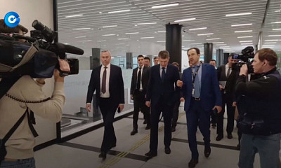 В Новосибирскую область прилетел министр экономразвития РФ Решетников