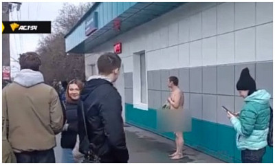 Голого мужчину заметили на станции Искитим в Новосибирской области
