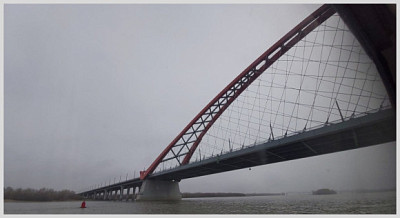 Бугринский мост в Новосибирске признан одним из самых впечатляющих в России
