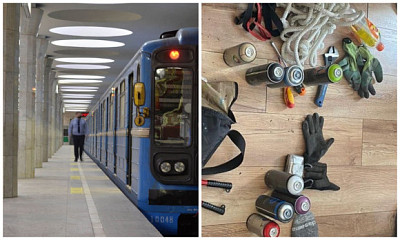 Вандалы из Москвы и Петербурга пытались проникнуть в новосибирское метро