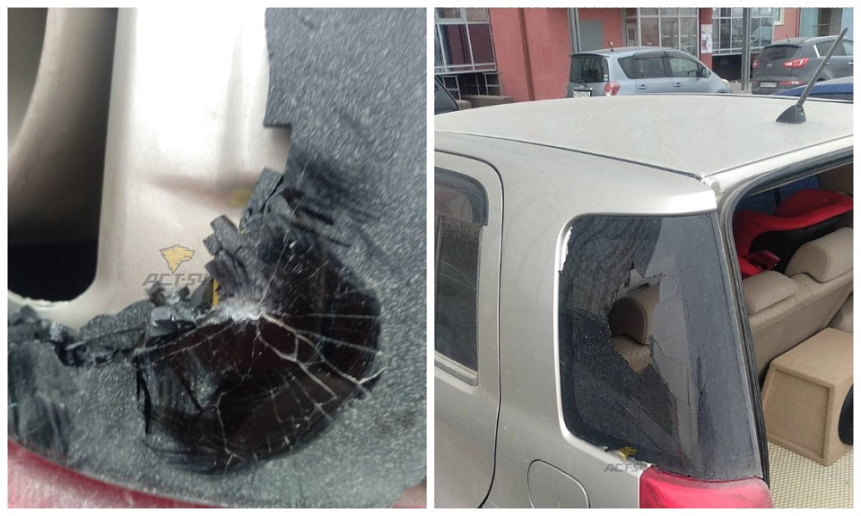 В Новосибирске водителю выстрелили в окно авто в пробке