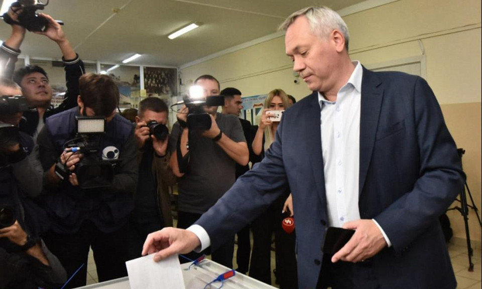 Андрей Травников стал лидером голосования по итогам выборов губернатора Новосибирской области