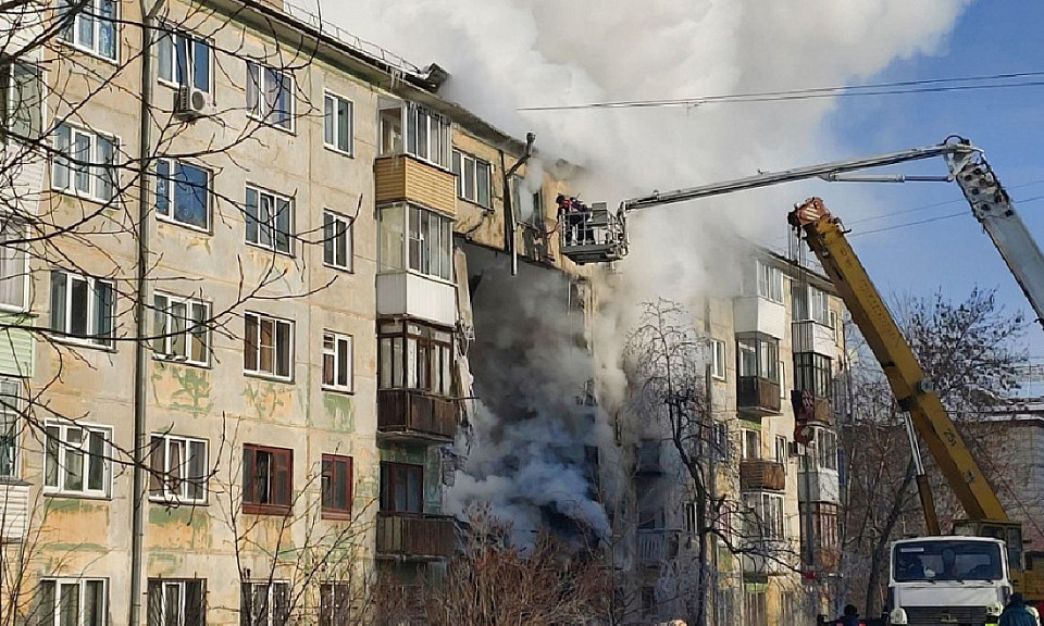 Начался демонтаж разрушенной взрывом газа пятиэтажки в Новосибирске
