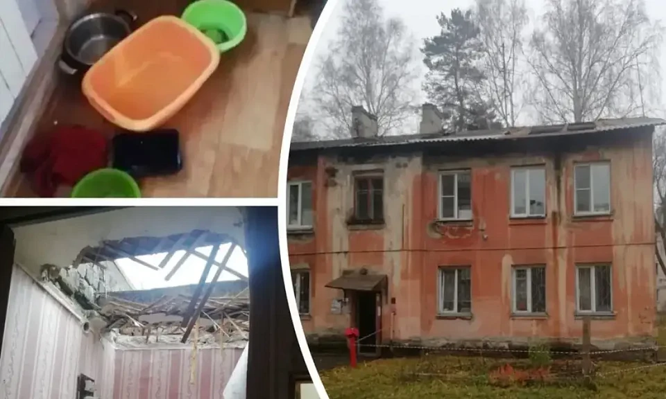 В Новосибирске из-за прохудившейся крыши затопило жильцов