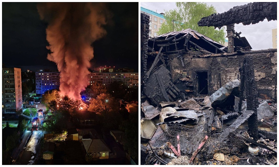 Появились подробности гибели двух человек в пожаре в Новосибирске