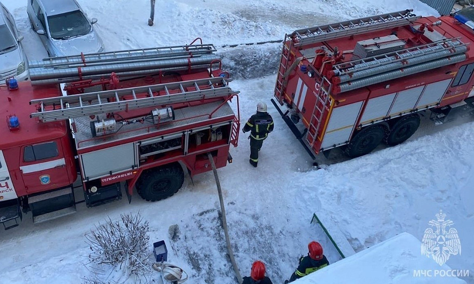 Отравление угарным газом и ожоги: два человека пострадали при пожаре