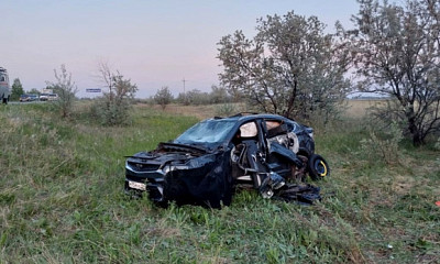 Сальто на дороге: под Новосибирском в автоаварии покалечились четыре человека
