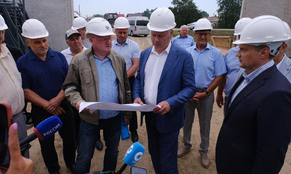 Андрей Травников жёстко раскритиковал строителей ордынской станции водоочистки