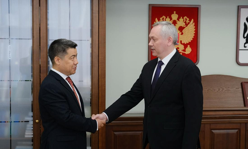 Андрей Травников встретился с Генеральным консулом Киргизии
