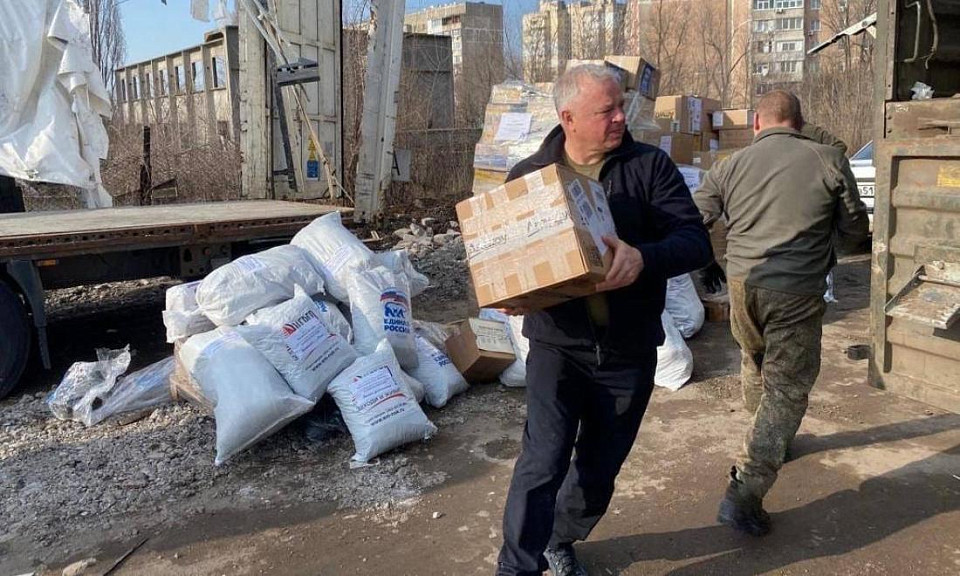Гуманитарный груз от Новосибирской области привезли в Донбасс