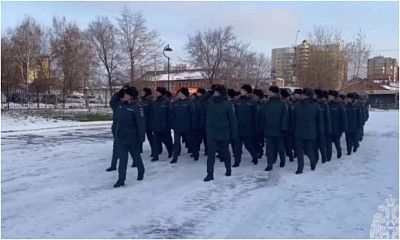 Женский расчёт МЧС примет участие в Параде Победы в Новосибирске