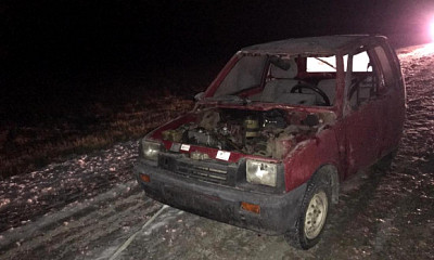 Водитель «Оки» сломал шею в ДТП в Новосибирской области