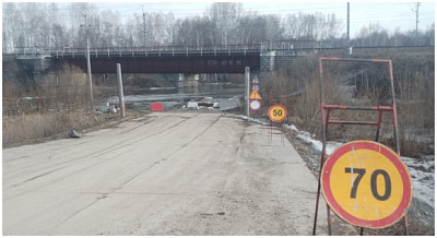 В Новосибирской области из-за паводка закрыли участок дороги Р-255 