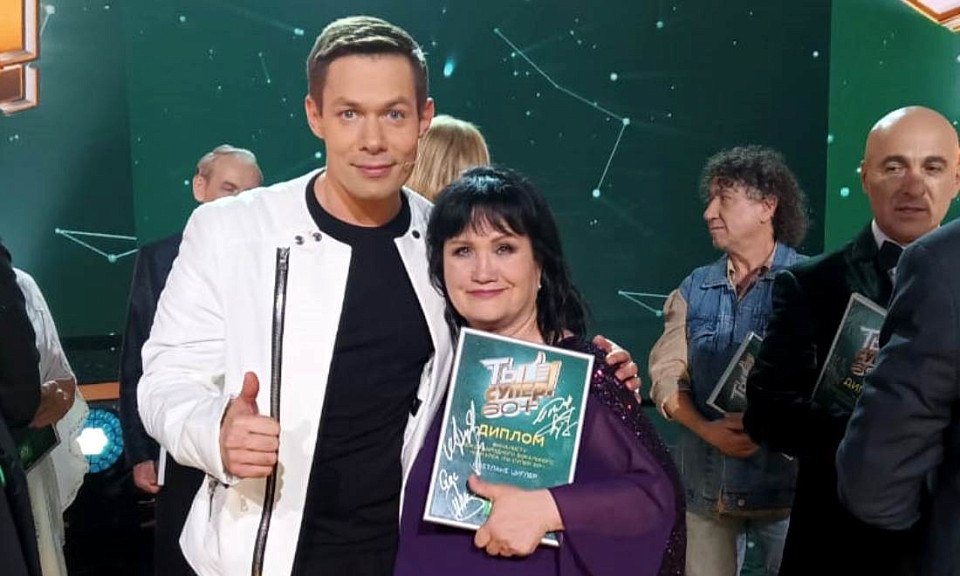 Жительница из Татарского района перепела Машу Распутину на шоу «Ты супер 60+»