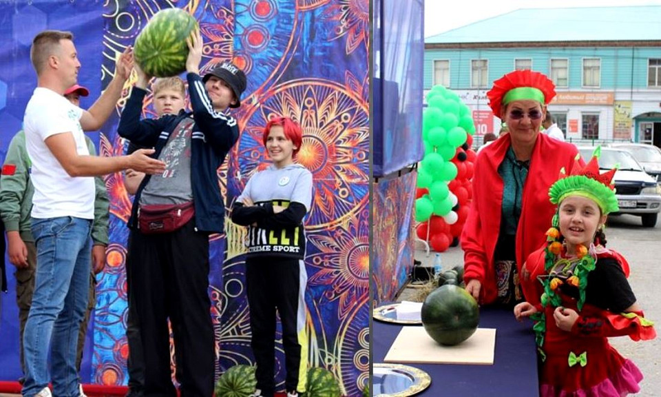 Арбузный фестиваль провели в сельском районе Новосибирской области