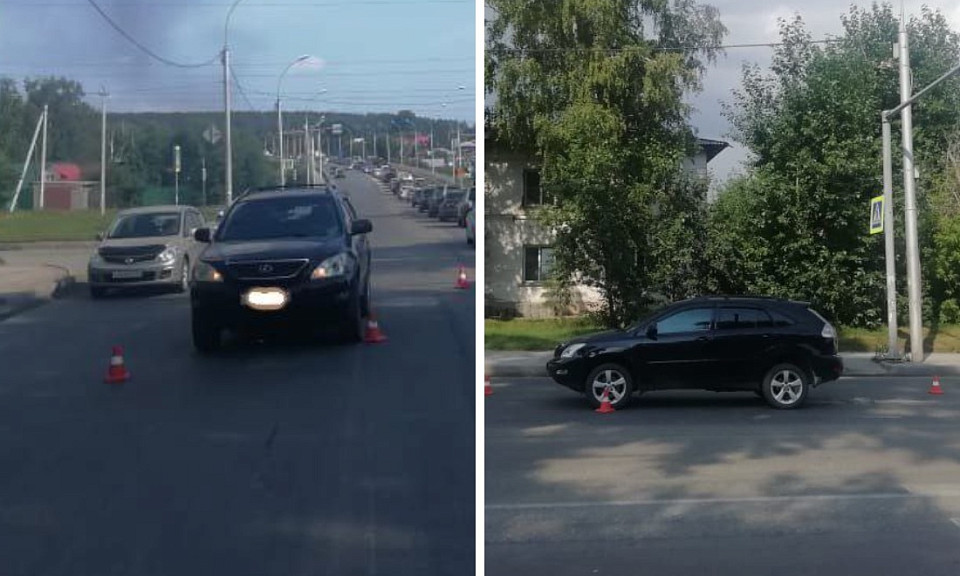 В Новосибирске водитель «Лексуса» сбил юношу на пешеходном переходе