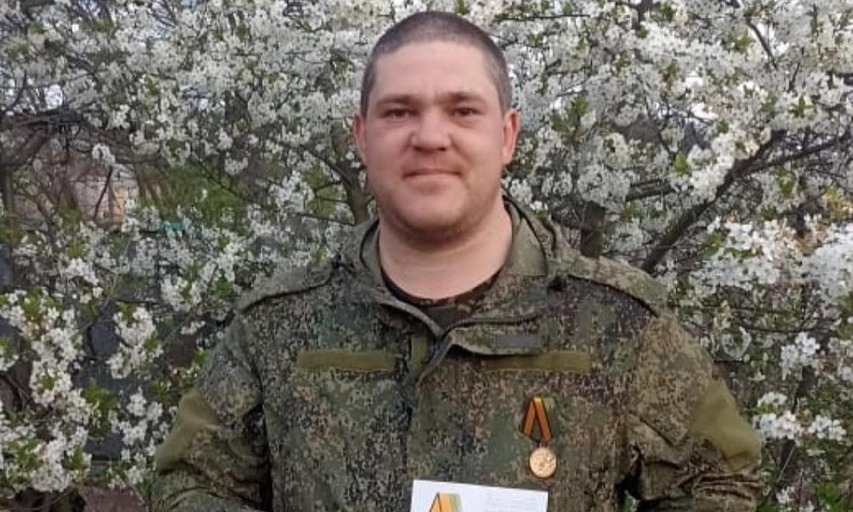 Бойца из Новосибирского района наградило медалью Министерство обороны