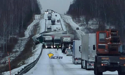 19 автомобилей попали в ДТП на трассе Опарино – Новосибирск