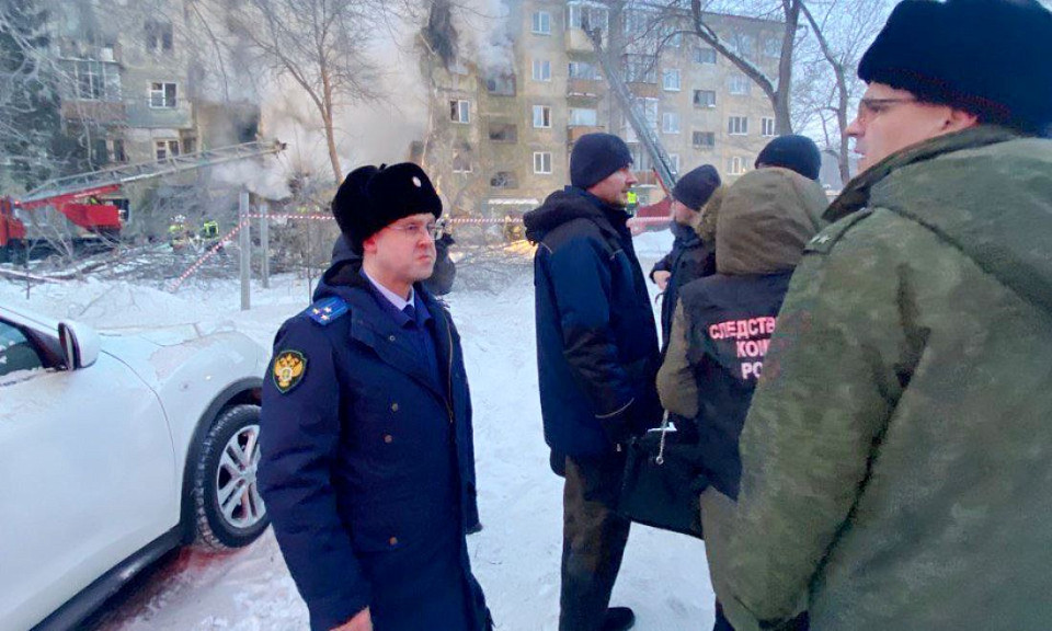 Следственный комитет возбудил уголовное дело в связи с обрушением дома в Новосибирске