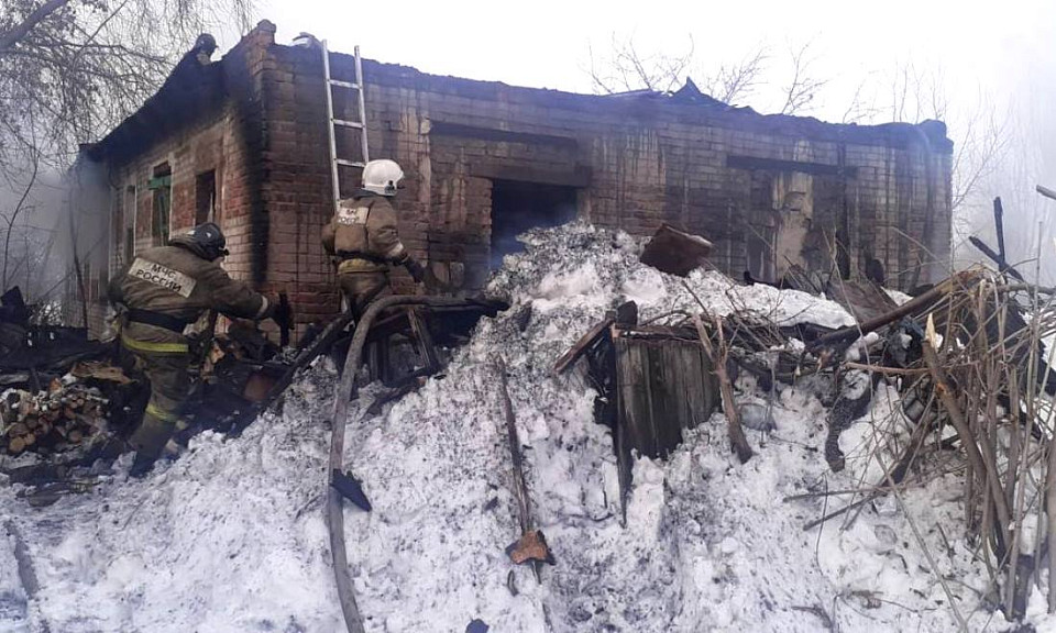 Под Новосибирском в пожаре погибли два ребёнка