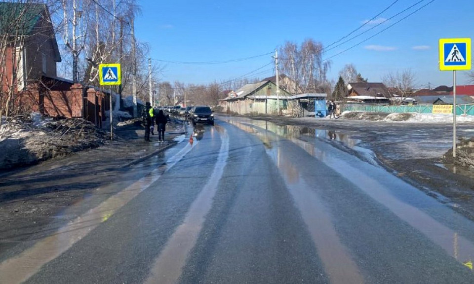 Водитель сбил двух детей и скрылся в Новосибирске