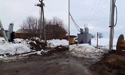 Мать с шестью детьми оставили без электричества под Новосибирском