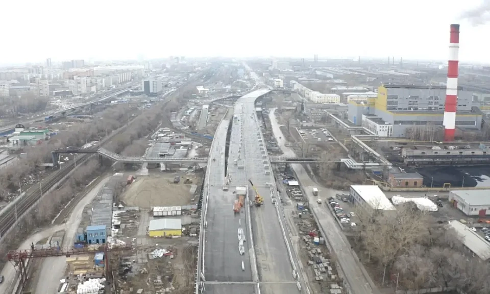 Фото со стройки четвёртого моста в Новосибирске опубликовали в ГК «ВИС»