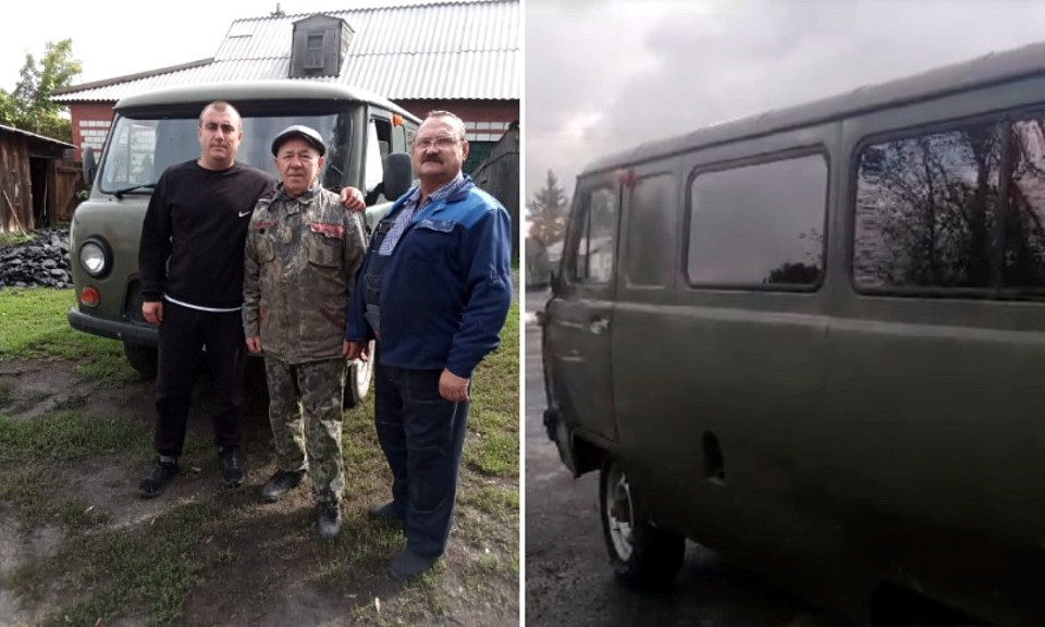 Боец с позывным Новосибирск погонит на Донбасс УАЗ земляка