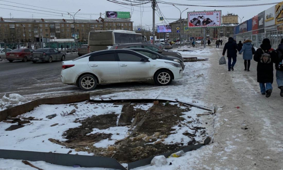 В Новосибирске на месте снесённых киосков оформят пешеходную зону