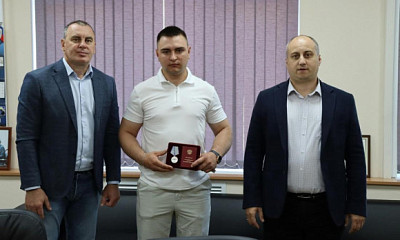 «Медаль за отвагу» вручили участнику специальной военной операции в Куйбышевском районе