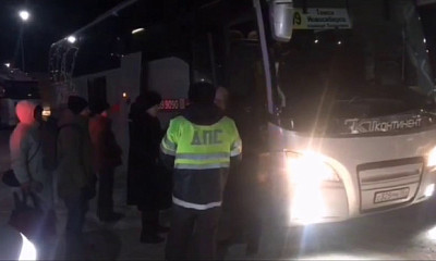 Едва не замёрзли на трассе пассажиры автобуса «Томск - Новосибирск»