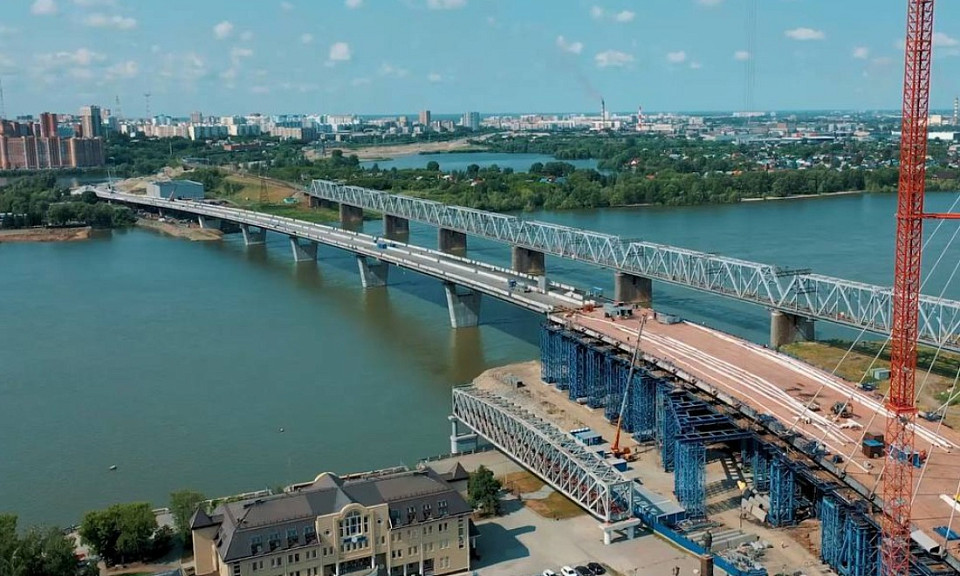 350 рабочих не хватает для строительства Четвёртого моста в Новосибирске