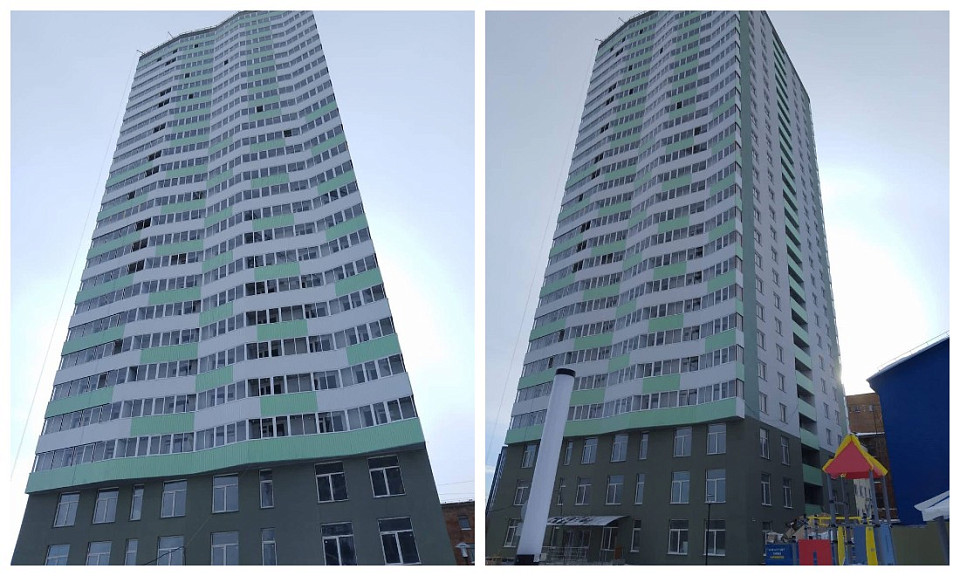 В Новосибирске ввели в эксплуатацию 28-этажный долгострой на Дуси Ковальчук