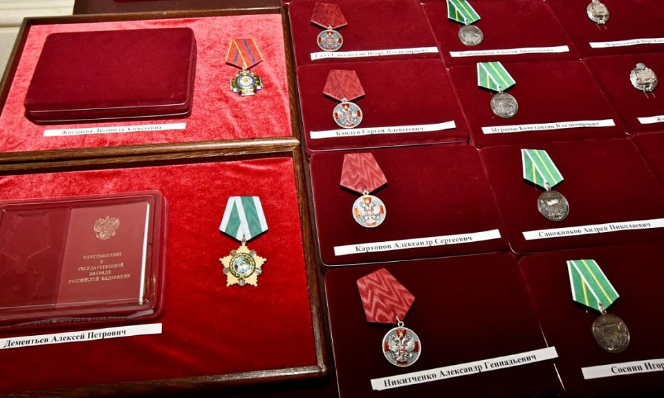 Жителей Новосибирской области получили высокие государственные награды