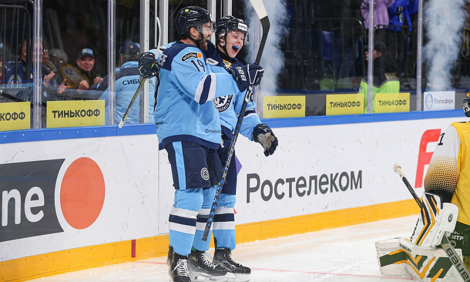 Звезда НХЛ не спас «Сибирь» от поражения в домашнем матче с «Северсталью»