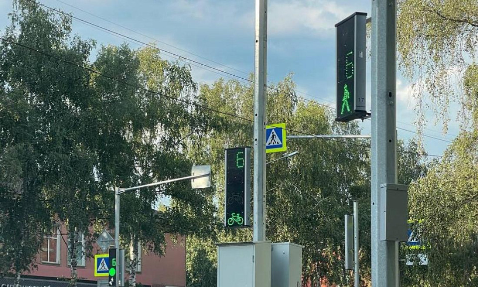 Зелёный свет: светофор для велосипедистов появился в Новосибирске