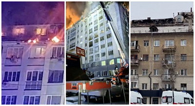 В Новосибирске показали фото крупного пожара на Советской