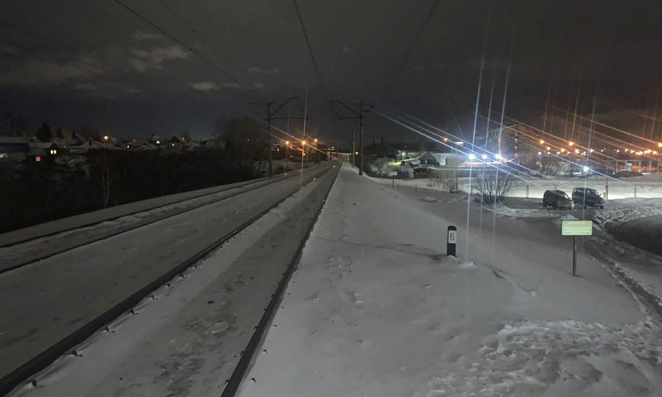 В Новосибирске поезд насмерть сбил мужчину