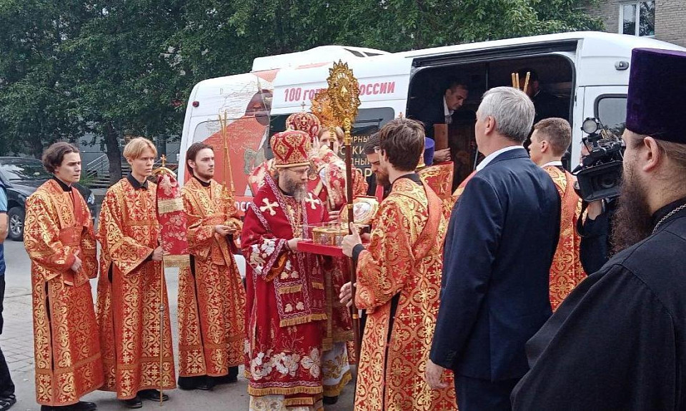Мощи Святого Георгия Победоносца привезли в Новосибирск на три дня