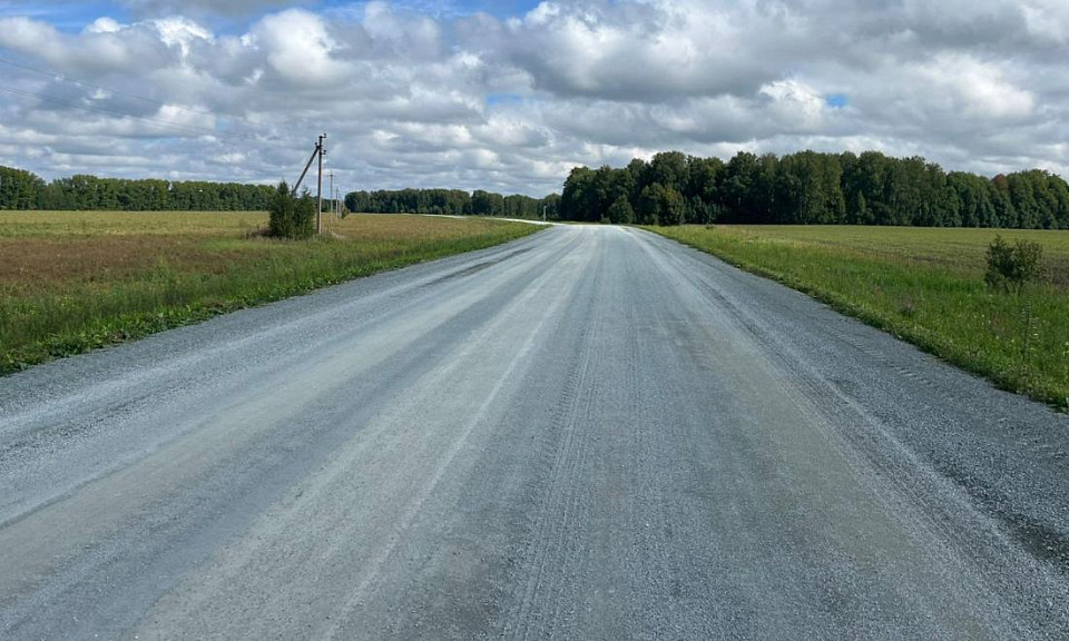 Дорожники проложили новую дорогу к старейшему селу в Новосибирской области