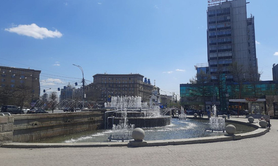 Из-за адской жары в Новосибирске изменили режим работы фонтанов