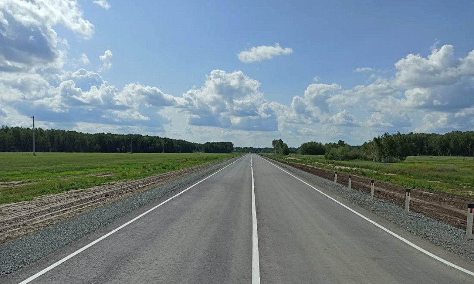 Две дороги в Новосибирской области отремонтировали благодаря нацпроекту