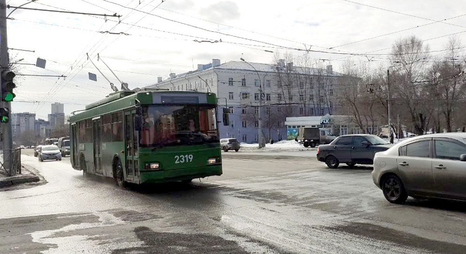 Троллейбус №8 изменит маршрут проезда в Новосибирске с 1 декабря