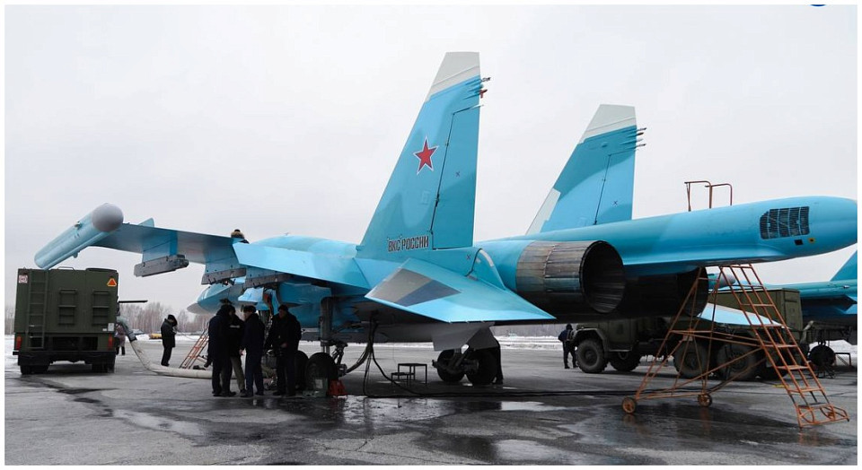 Новосибирский авиазавод передал ВКС РФ новую партию бомбардировщиков СУ-34