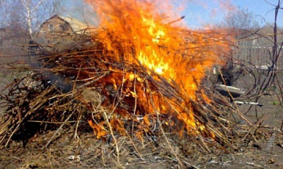 Десять тысяч рублей за сжигание мусора заплатит жительница Куйбышевского района