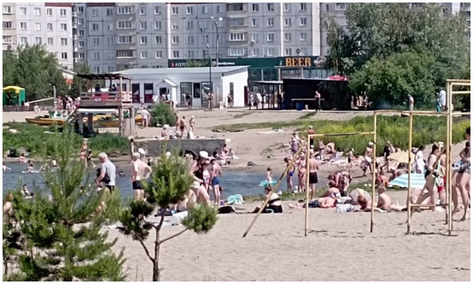 Жителям Новосибирска запретили купаться в котловане на Юго-Западном