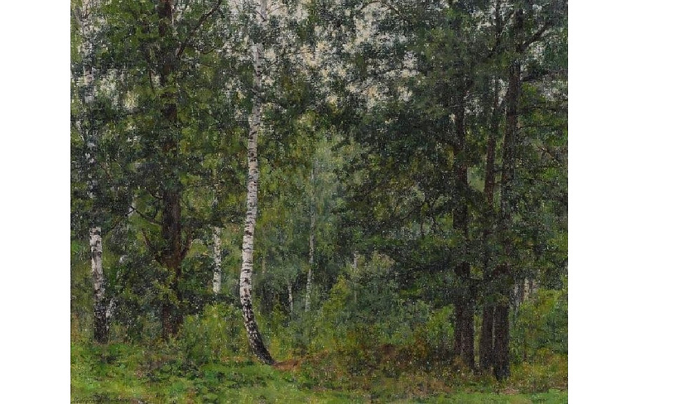 Более 50 лет картина «Лесная тишина» хранится в музее Новосибирска