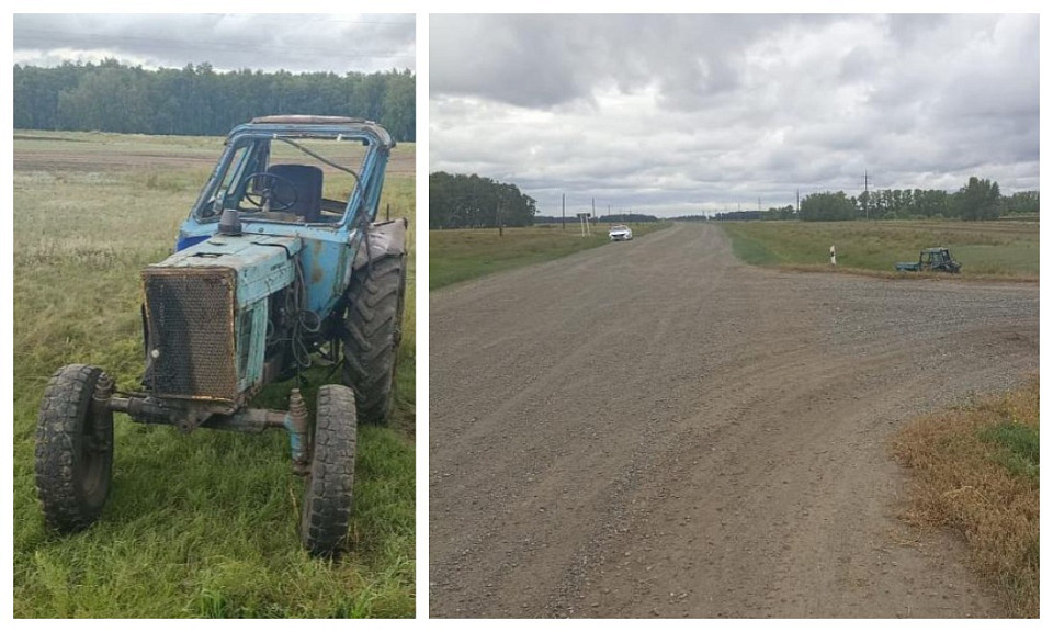 Водитель трактора погиб в ДТП в Купинском районе