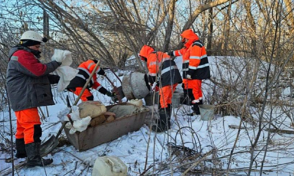 В Новосибирске ликвидируют незаконные коллекторы на берегу реки Тулы